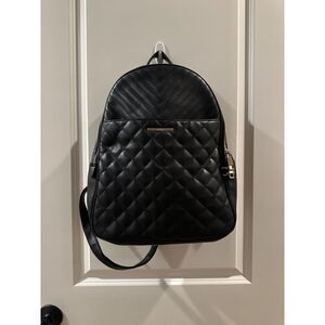 Aldo | Bags | Aldo Backpack Purse Black Quilted Faux Leather  display picture 1